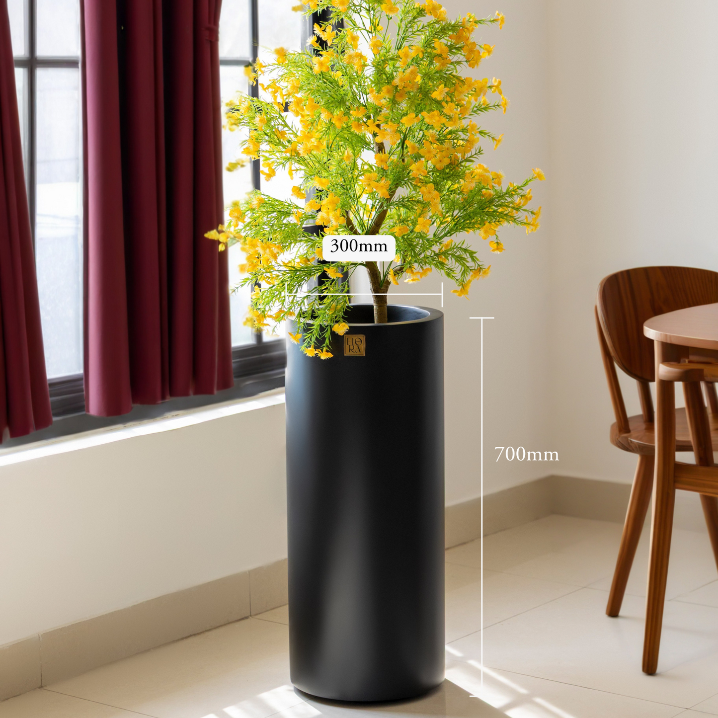 Reo Planter (Set of 3) - Black