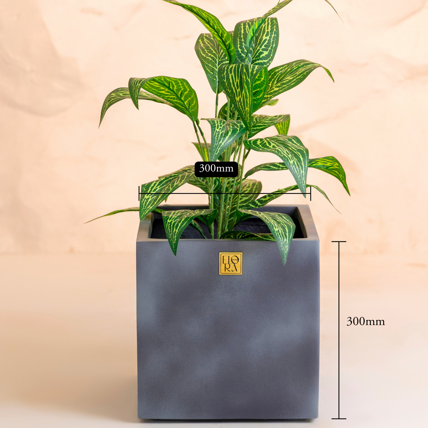 Mellan Cube Planter (Set of 3) - Concrete