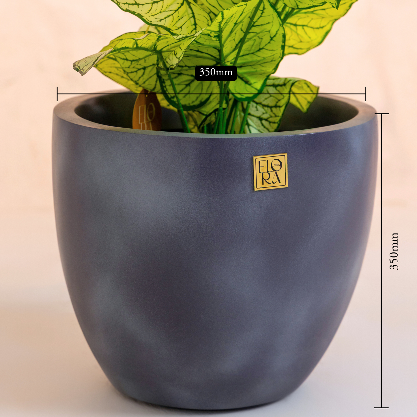 Round Bowl Planter- Concrete