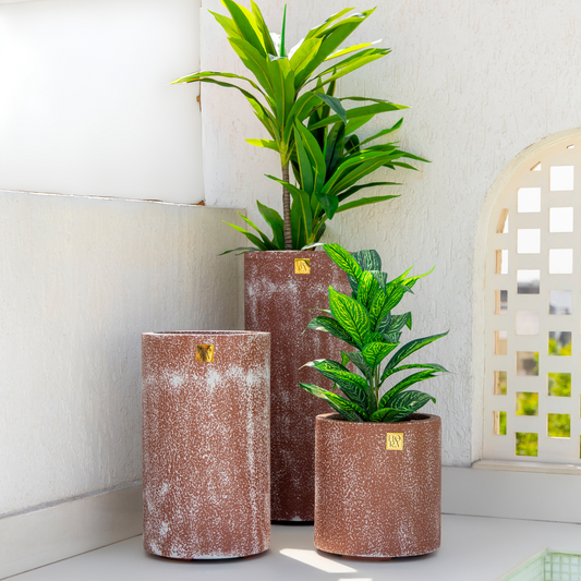 Reo Planter (Set of 3) - Antique rust