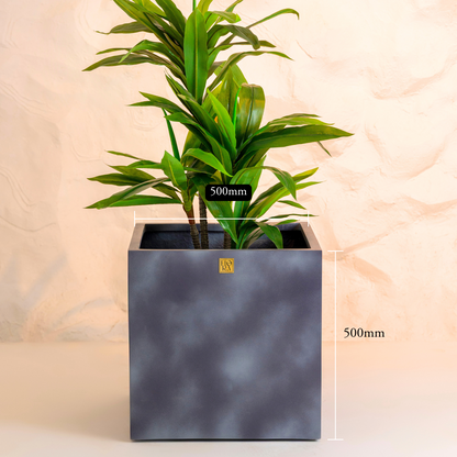 Mellan Cube Planter- Concrete