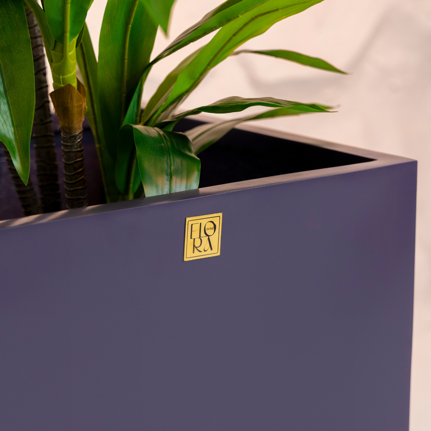 Mellan Cube Planter- Dark Grey