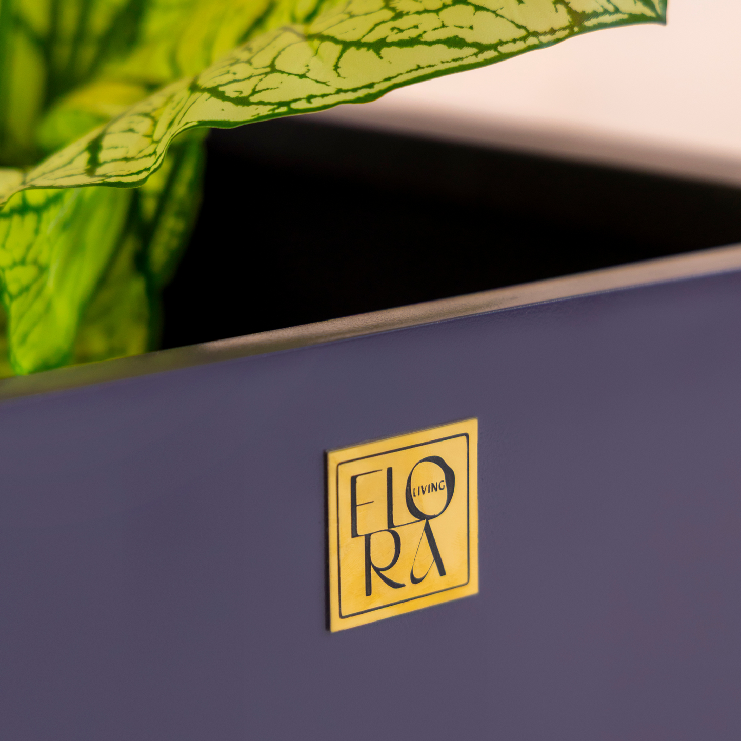 Mellan Cube Planter- Dark Grey