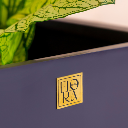 Mellan Cube Planter- Dark Grey