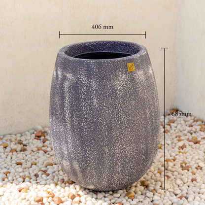 Ostin Planter - Antique Dark Grey