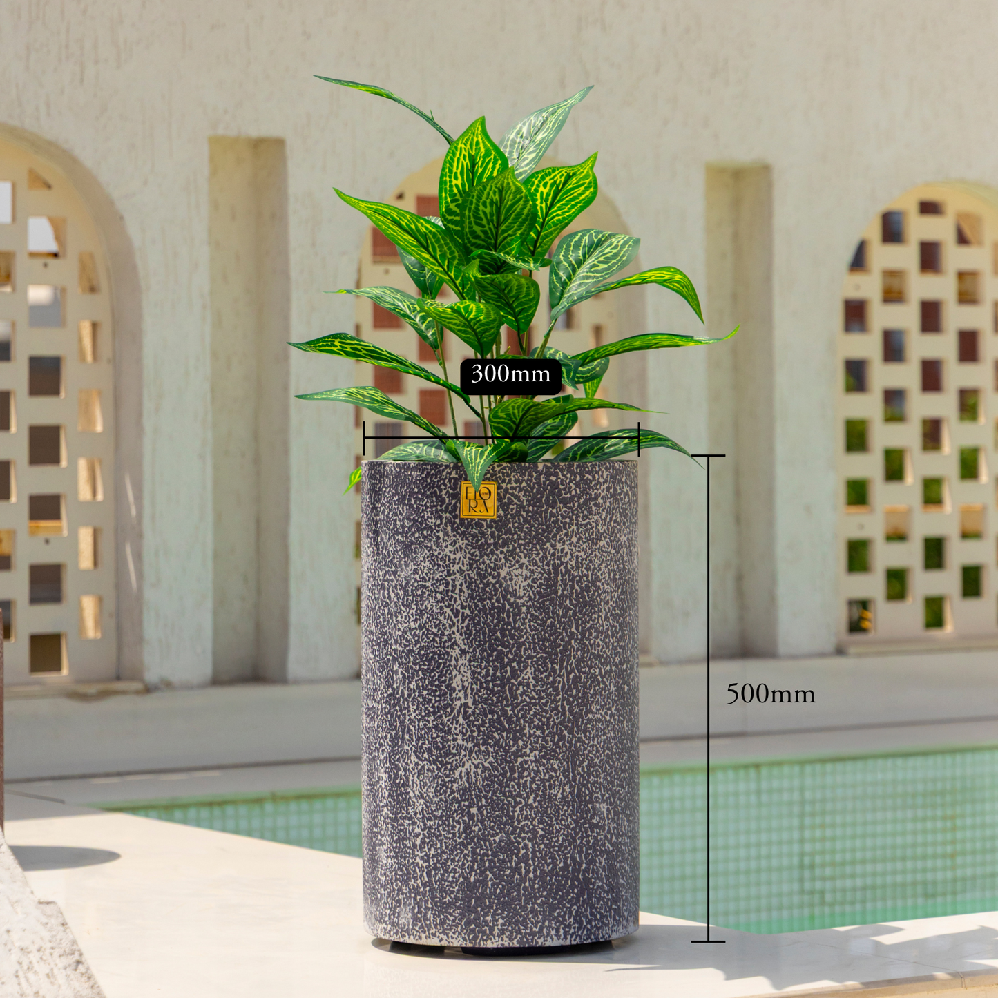 Reo Planter (Set of 3) - Antique Dark Grey